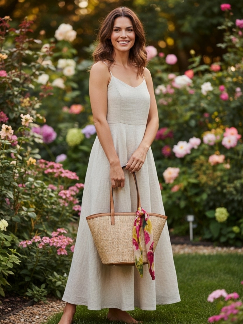 Patricia Nash Woven Marconia Naturale Tote - Picture 3 of 10